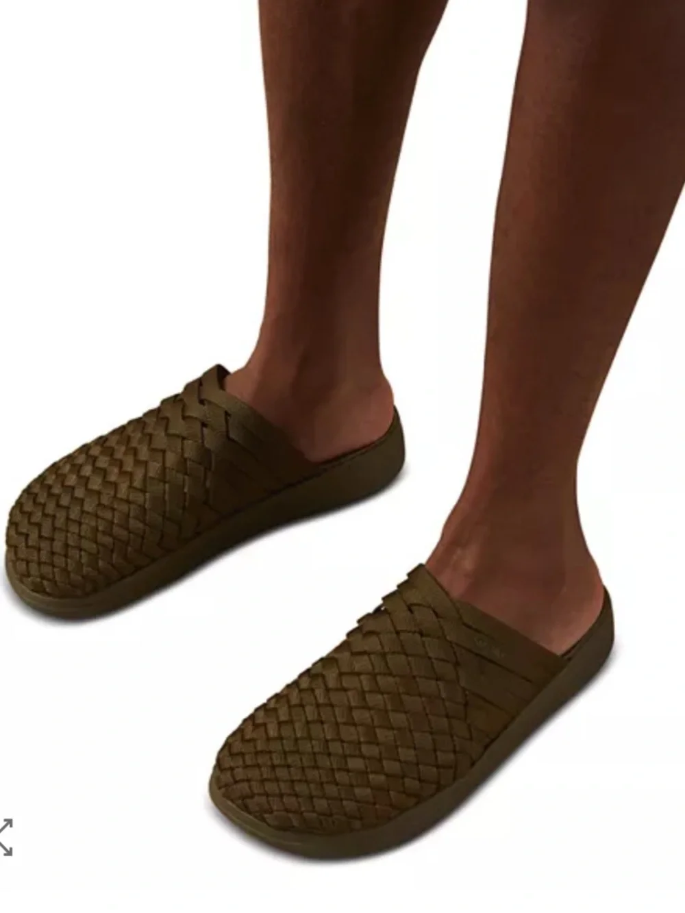 Men's Woven Slip-On Clog - Brown